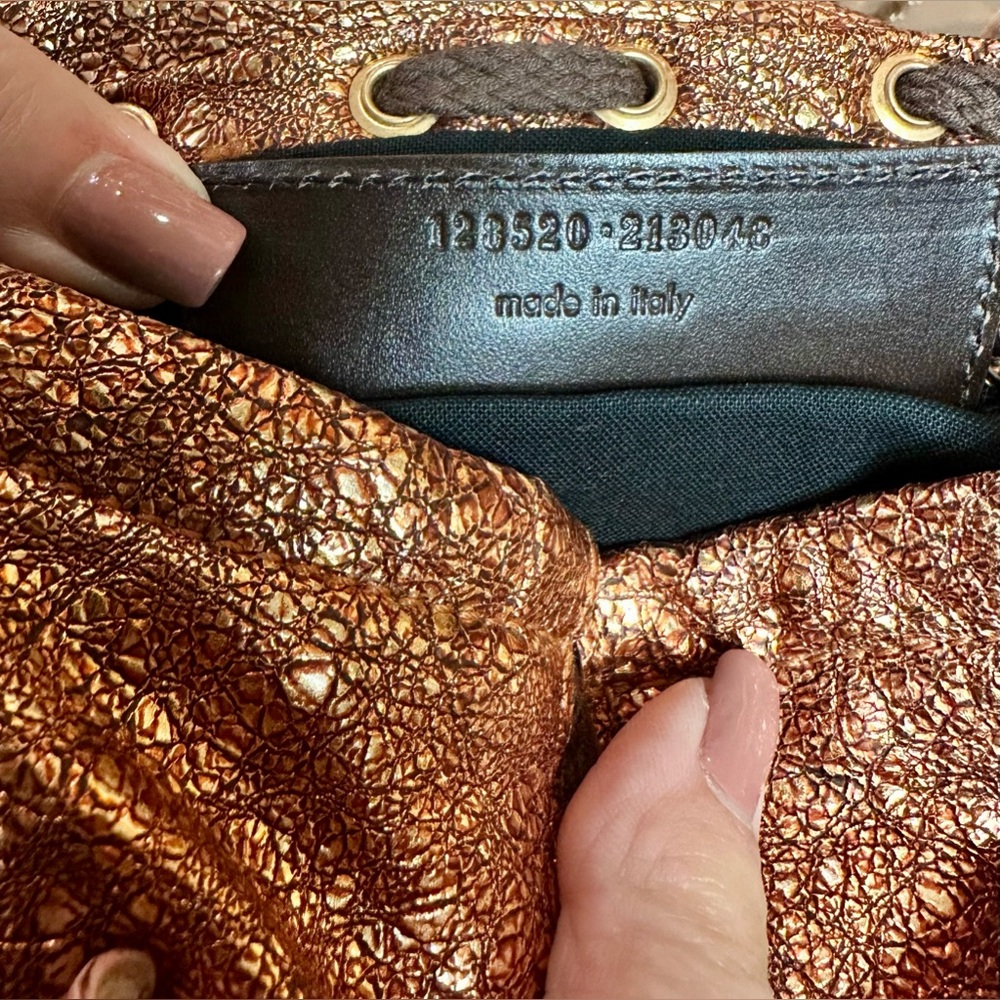 Balenciaga Copper Mini Bag W Rose Good Hardware Satchel Pockets - Picture 8 of 9